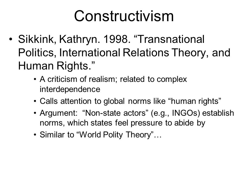 International relation theory